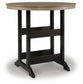 Fairen Trail Round Bar Table w/UMB OPT