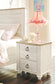 Willowton / Panel Headboard With Mirrored Dresser, Chest And Nightstand