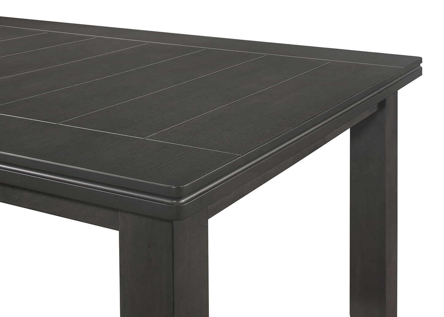 Dalila 5-piece Rectangular Dining Table Set Dark Grey