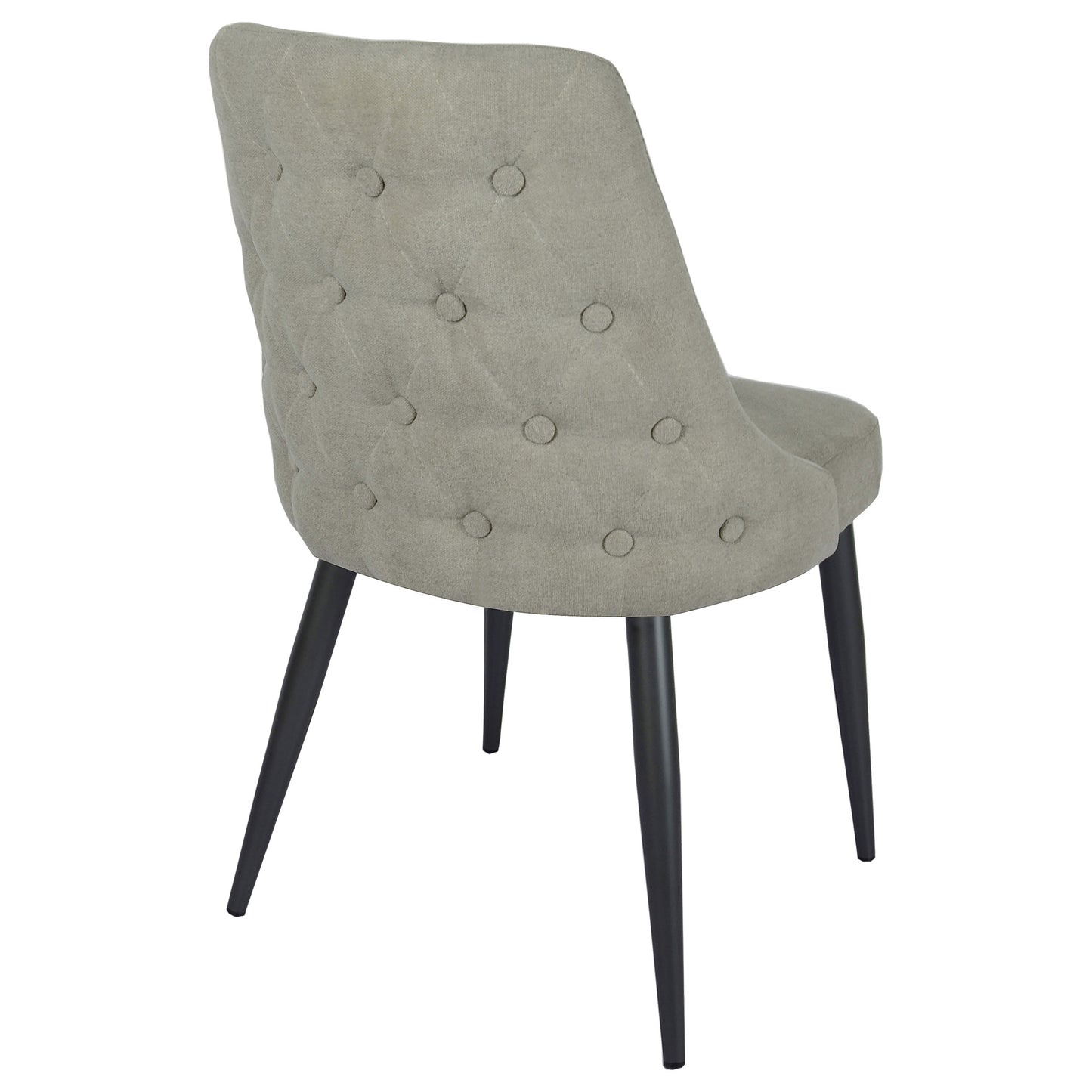 Cosmo Upholstered Dining Side Chair Light Grey (Set of 2)