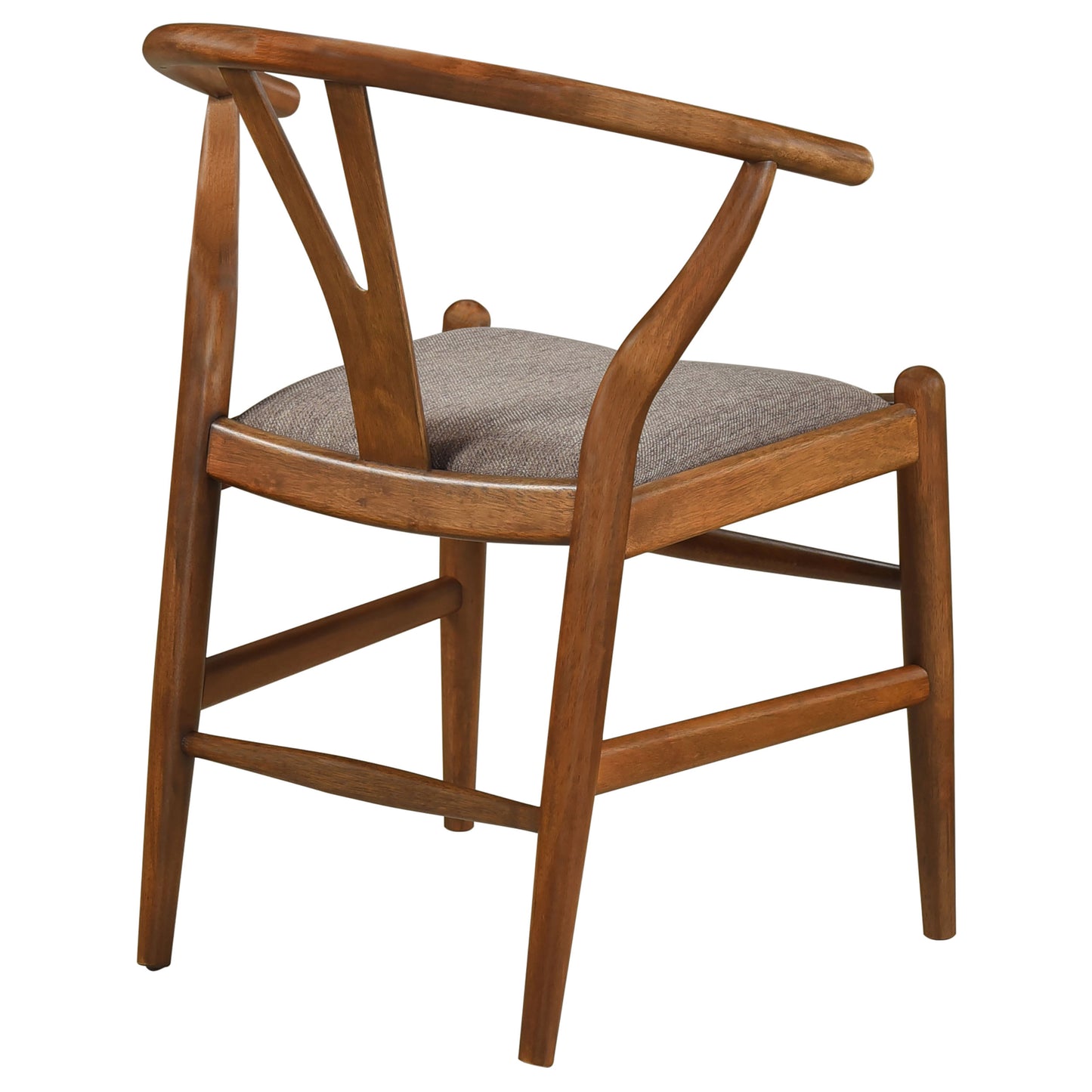 Dinah Wood Wishbone Dining Side Chair Walnut (Set of 2)