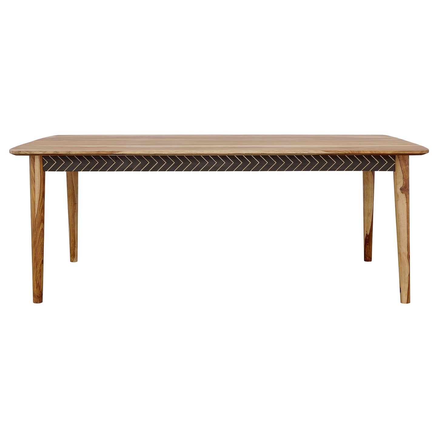 Partridge Rectangular 80-inch Dining Table Natural Sheesham