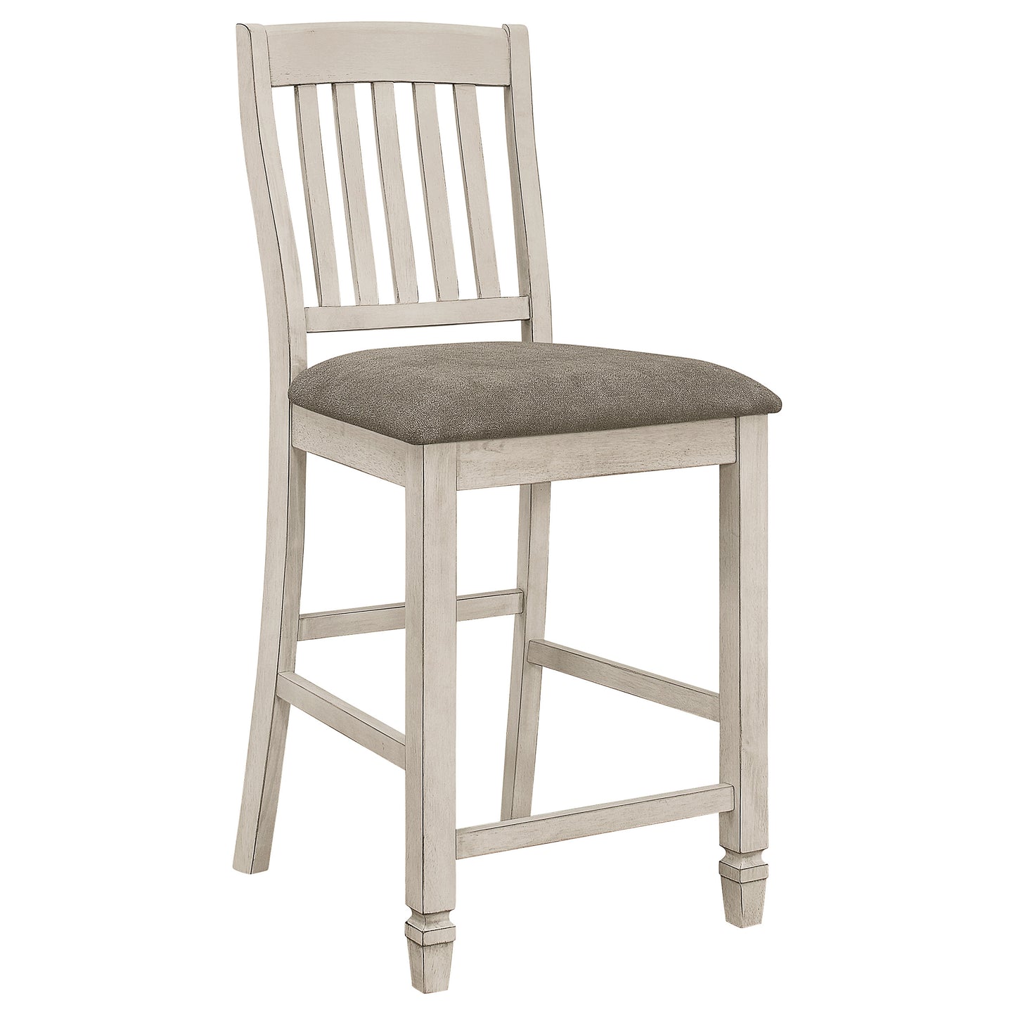 Sarasota Wood Counter Chair Rustic Cream (Set of 2)