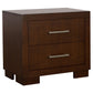 Jessica 5-piece California King Bedroom Set Cappuccino