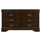 Louis Philippe 4-piece Twin Bedroom Set Cappuccino