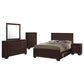 Kauffman 5-piece Queen Bedroom Set Dark Cocoa