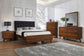 Robyn 4-piece Eastern King Bedroom Set Dark Walnut