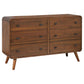 Robyn 4-piece Eastern King Bedroom Set Dark Walnut