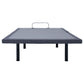 Negan Eastern King Adjustable Bed Base Grey and Black