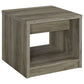 Felix 1-drawer Engineered Wood Side End Table Grey Driftwood