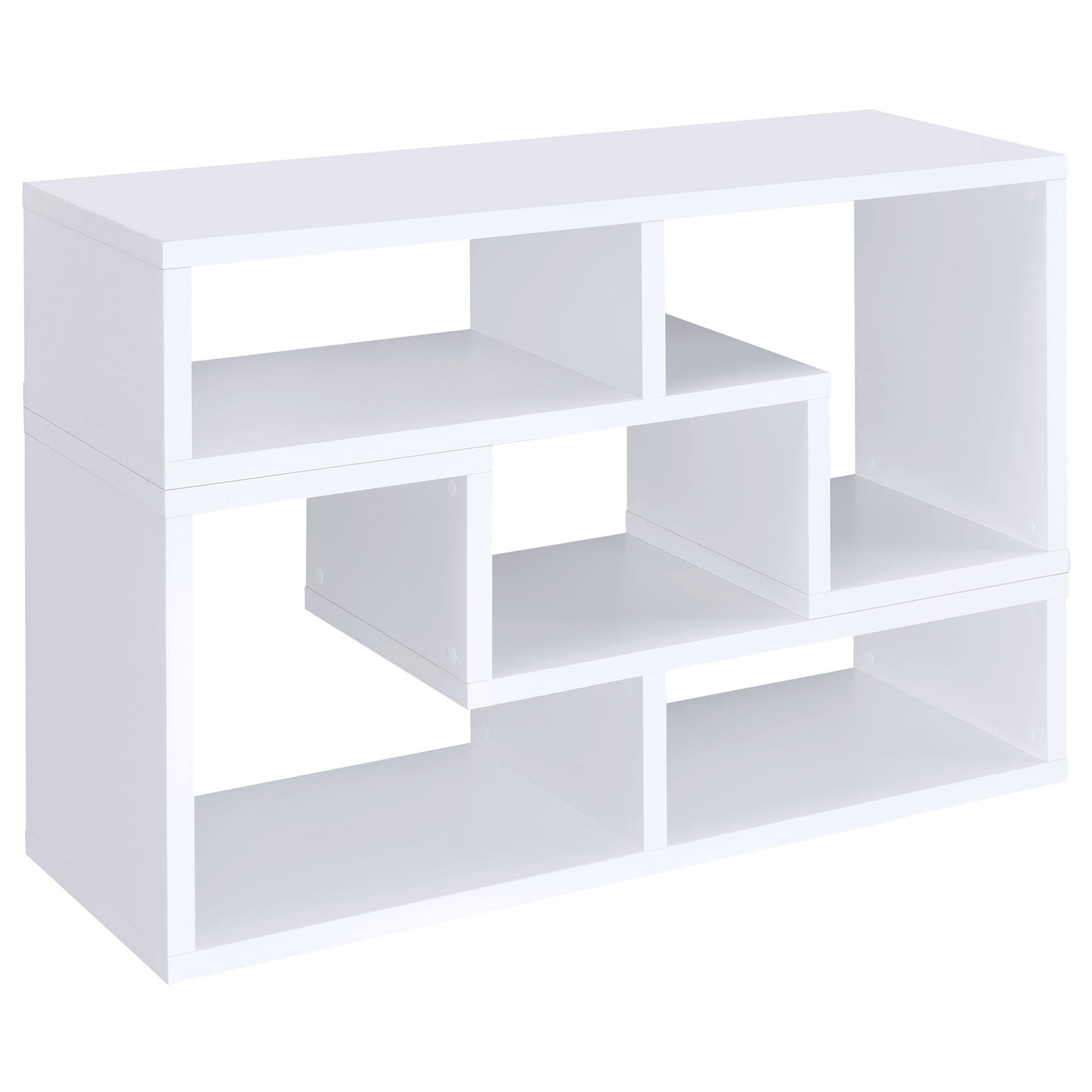 Velma Multipurpose TV Stand and Bookshelf White