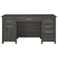 Dylan 60-inch 4-drawer Lift Top Office Desk Weathered Grey