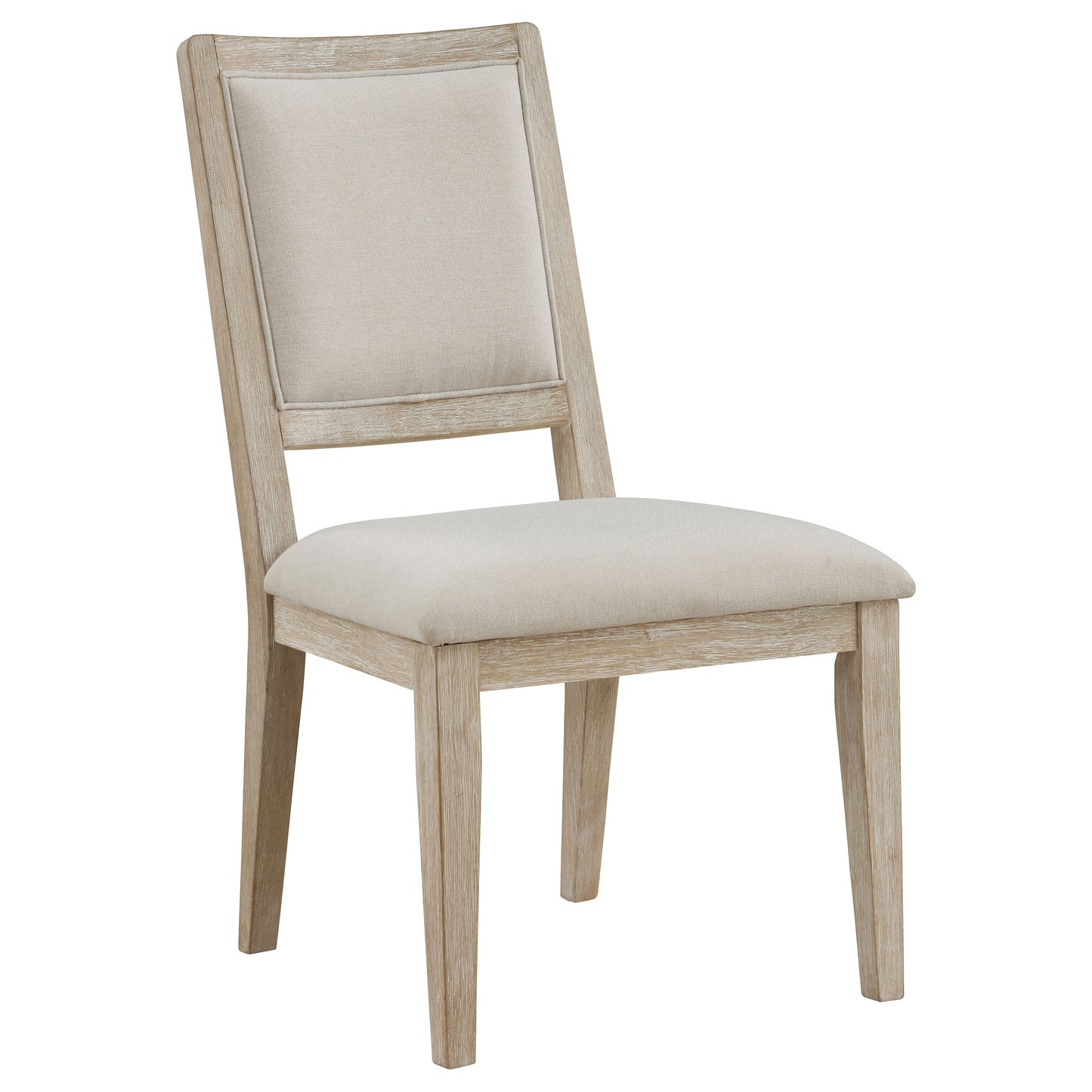 Trofello Cushioned Dining Side Chair White Washed (Set of 2)