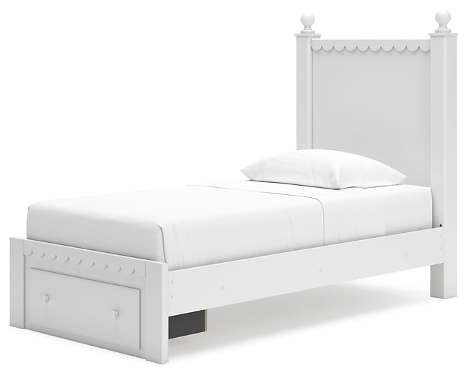 Mollviney  Panel Storage Bed