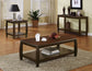 Dixon Wood Entryway Console Table with Shelf Cappuccino