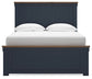 Landocken Full Panel Bed with Mirrored Dresser and Nightstand