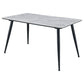 Dennison Rectangular 55-inch Ceramic Top Dining Table Grey