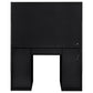 Acena 7-drawer Vanity Set with Lighting Black High Gloss