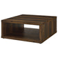 Frisco Square Engineered Wood Coffee Table Dark Pine