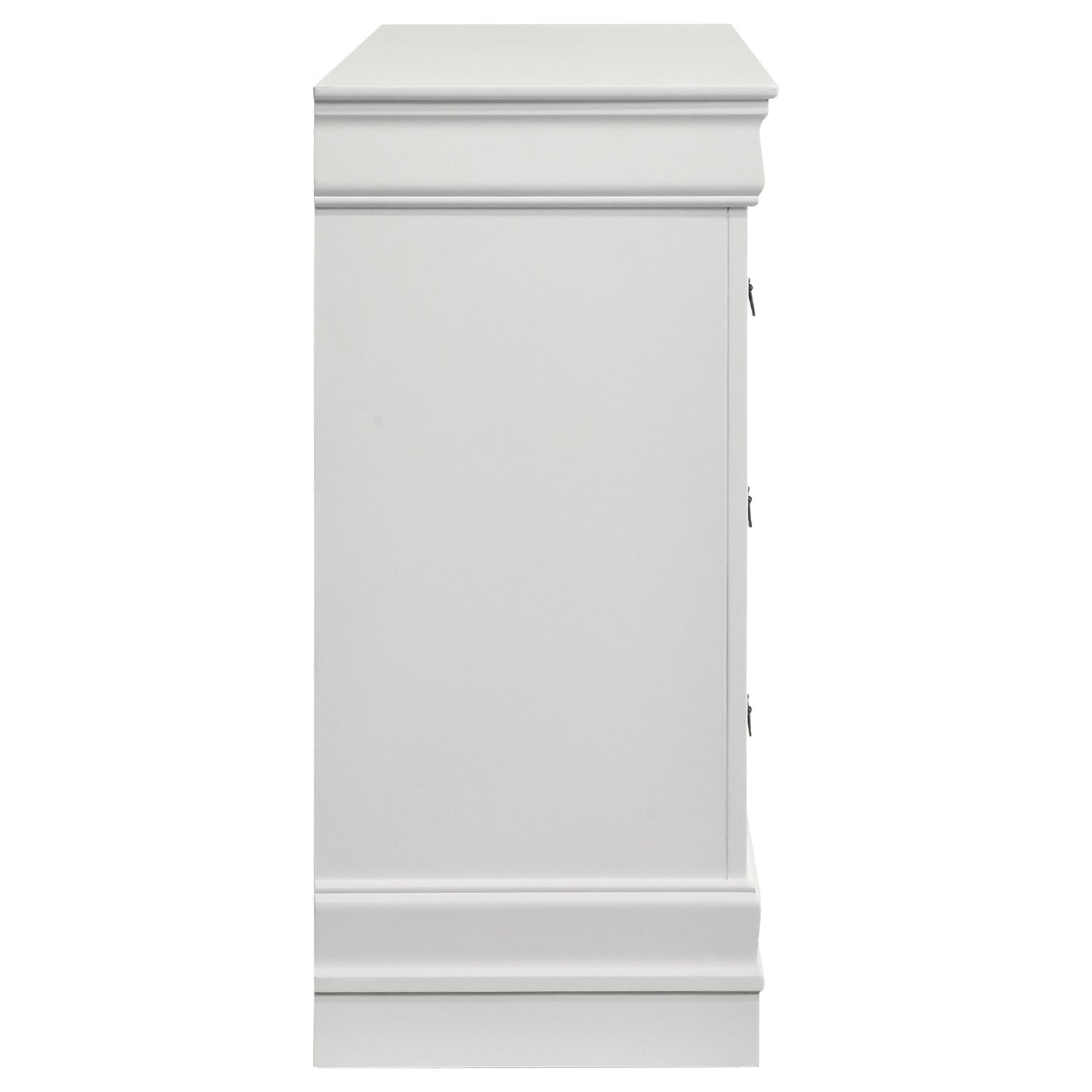 Louis Philippe 6-drawer Dresser White