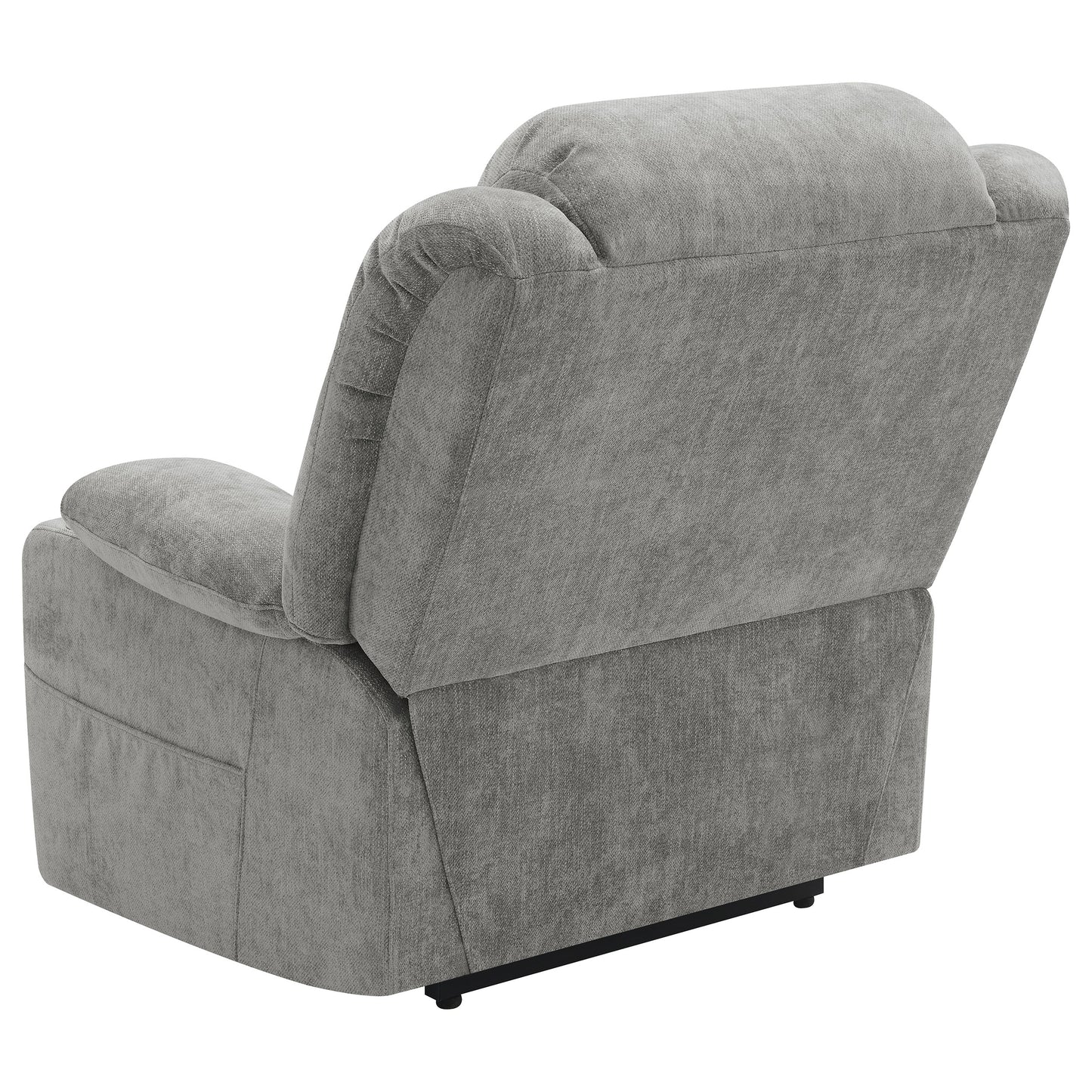 Houston Upholstered Power Lift Recliner Grey