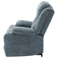 Houston Upholstered Power Lift Recliner Slate Blue