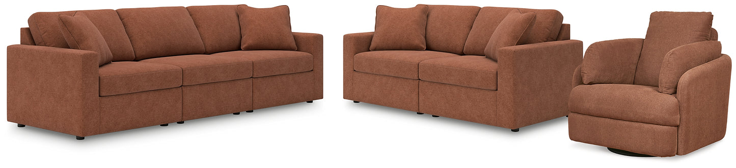 Modmax Sofa, Loveseat and Recliner