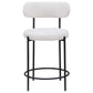 Viola Boucle Upholstered Counter Chair Cream (Set of 2)