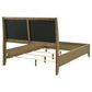 Granada Upholstered Eastern King Panel Bed Natural Pine