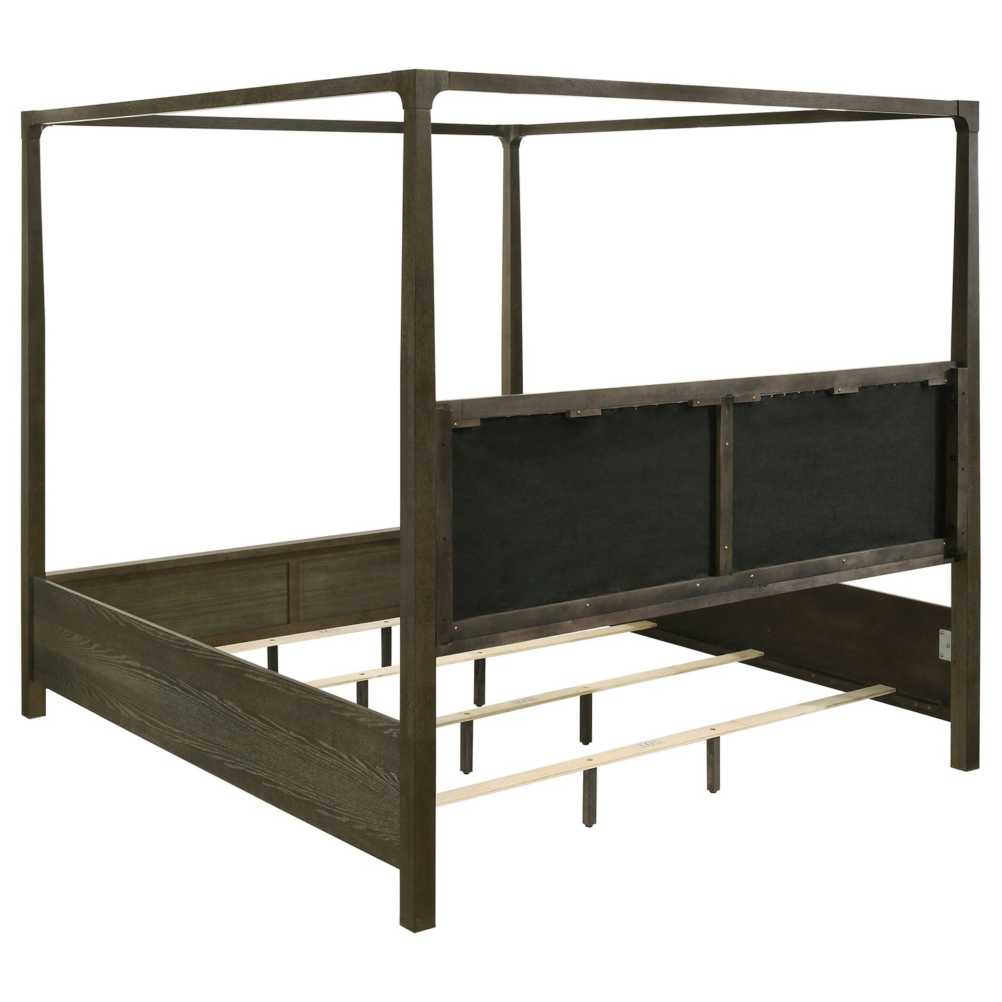 Gran Park Eastern King Canopy Bed Dark Cocoa