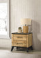 Kaywood 2-drawer Nightstand Bedside Table Natural Pine