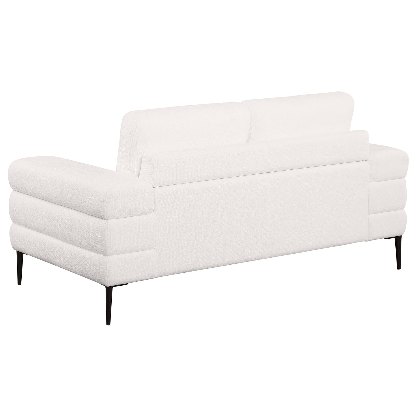 Jessel 2-piece Chenille Upholstered Sofa Set Ivory