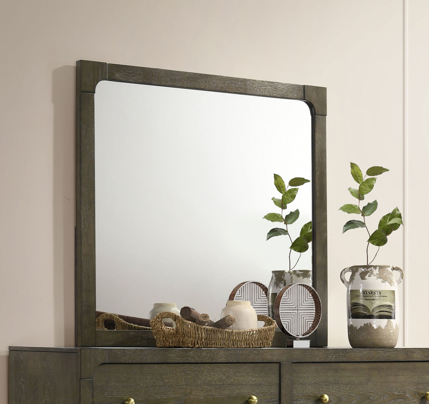 Gran Park Dresser Mirror Dark Cocoa