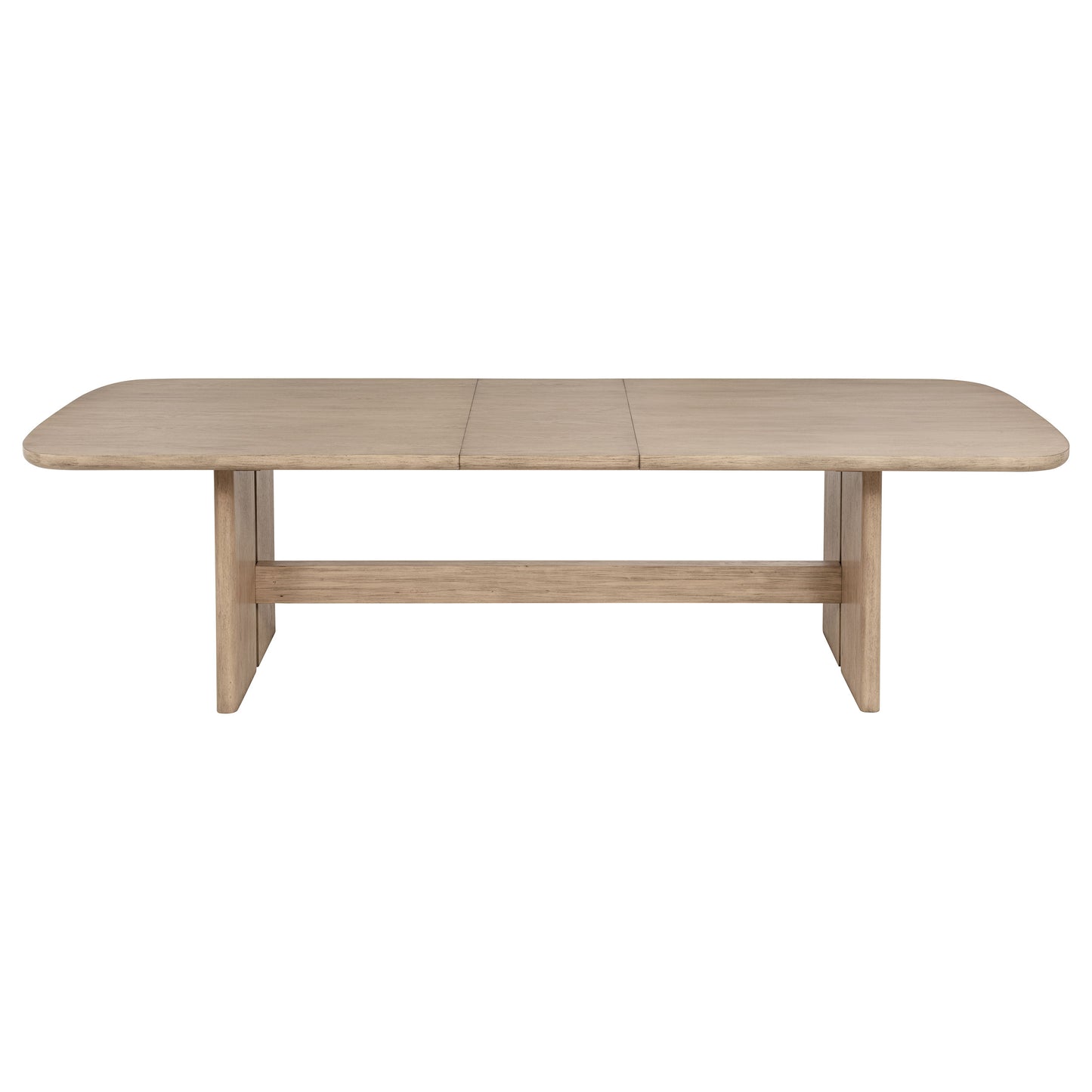 Kailani 110-inch Rectangular Wood Dining Table Beige Oak