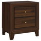 Welsley 4-piece Eastern King Bedroom Set Walnut