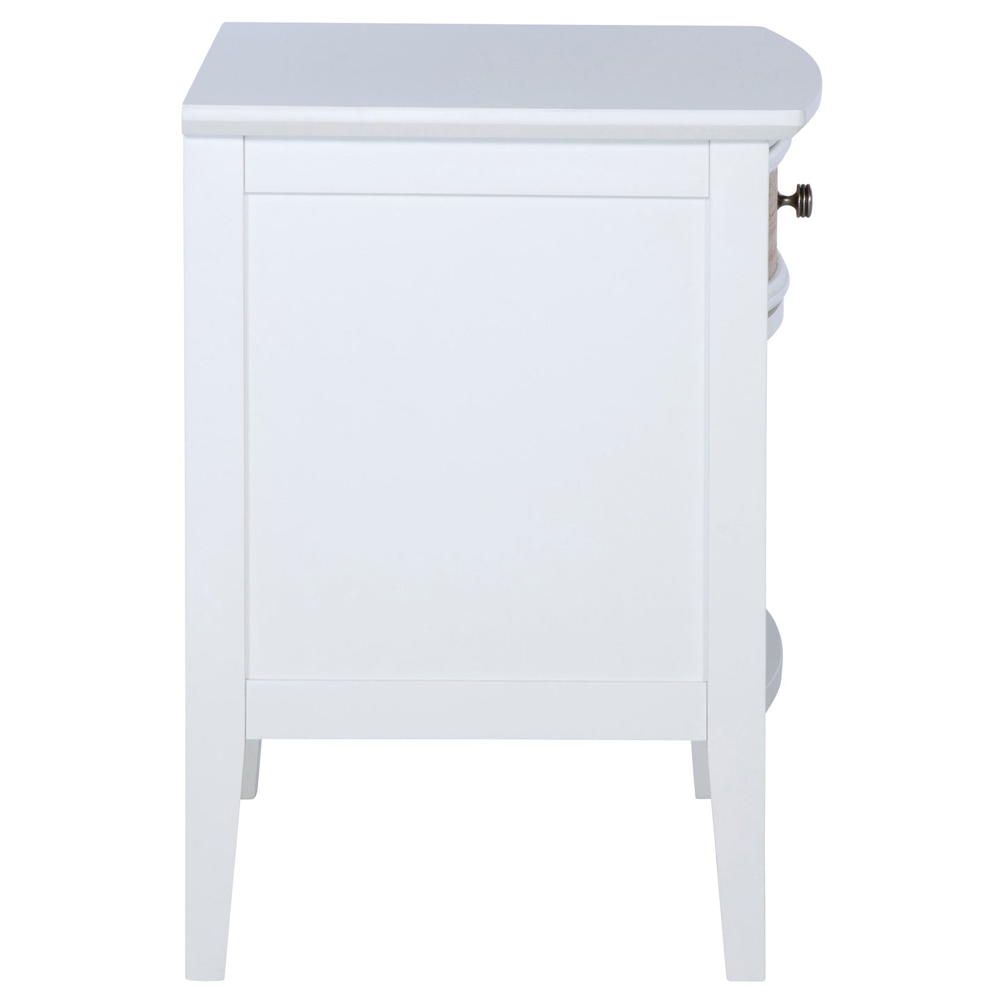 Bexhill 1-drawer Nightstand Bedside Table White