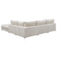 Serene 5-piece Upholstered Modular Sectional Sofa Beige