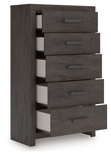 Prendonea Five Drawer Chest