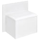 Flora 2-drawer Vanity Set with LED Mirror White High Gloss