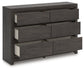 Fraluna Six Drawer Dresser