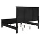 Sandy Beach 4-piece Eastern King Bedroom Set Black