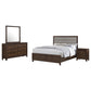 Welsley 4-piece California King Bedroom Set Walnut