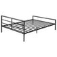 Fisher Metal Full Open Frame Bed Gunmetal