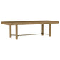 Arini 104-inch Extension Leaf Dining Table Sand Wash