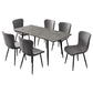 Horizon 7-piece Dining Set with Extension Table Grey