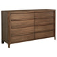 Maderia 5-piece Queen Bedroom Set Walnut