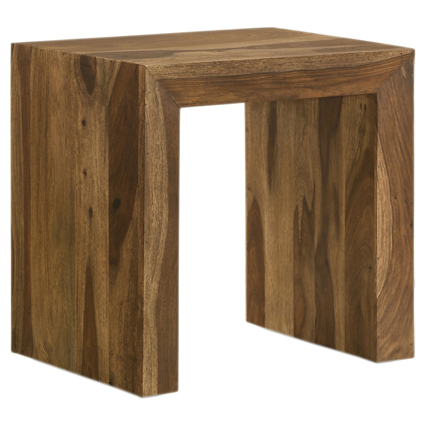 Odilia 2-piece Solid Wood Coffee and End Table Set Auburn