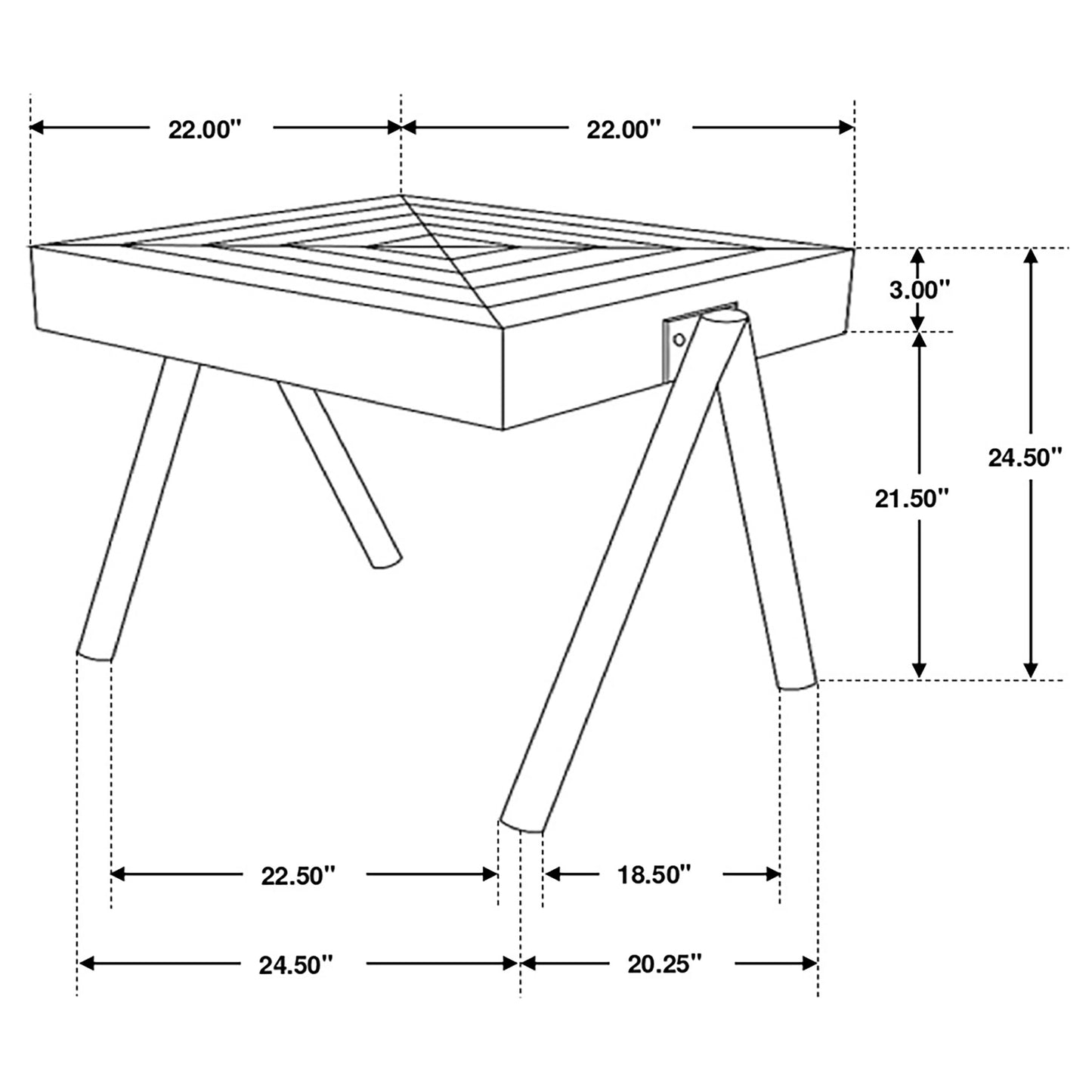 Avery 2-piece Solid Mango Coffee and End Table Set Natural