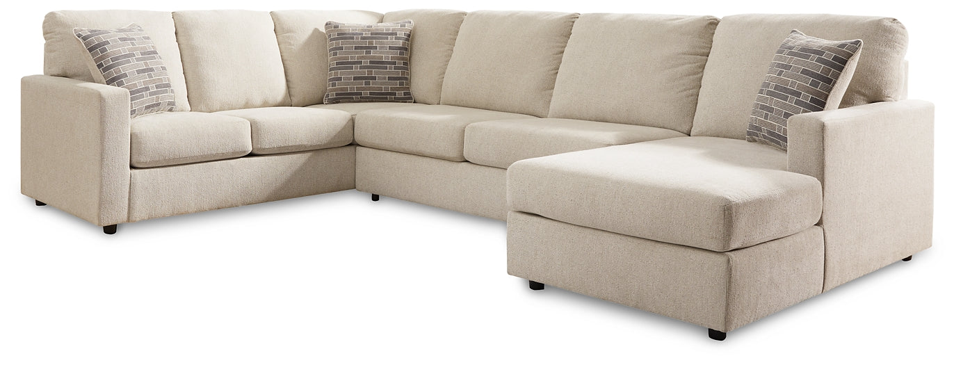 Edenfield 3-Piece Sectional with Ottoman