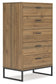 Deanlow Five Drawer Chest